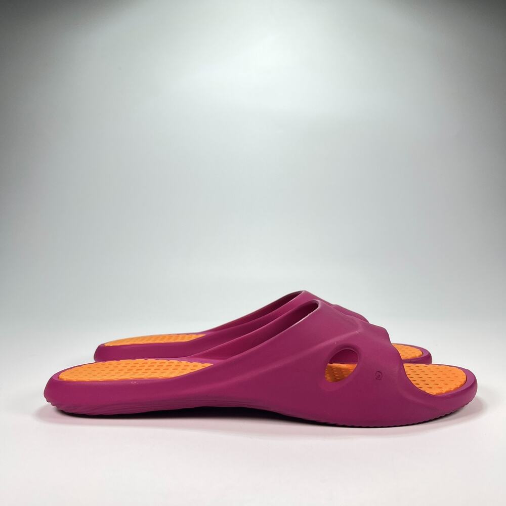 Grendene Pink Orange Flip Flops Sandals Summer Beach Casual Shoes Women's Size 8